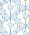Minimalist Geometric Baby Blue SL80102 by Seabrook Designs Wallpaper
