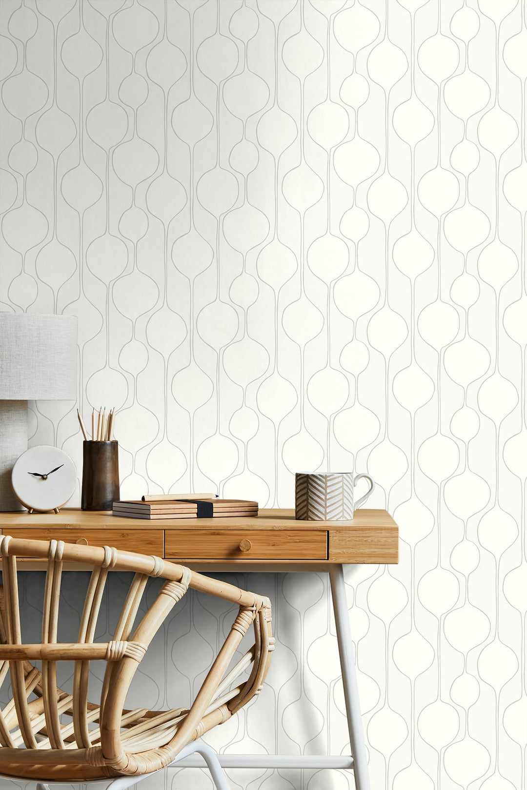 Minimalist Geometric Egyptian Cotton SL80108 by Seabrook Designs Designer Wallpaper