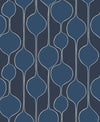 Minimalist Geometric Celtic Blue SL80112 by Seabrook Designs Wallpaper