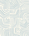Linework Maze Sky Blue SL80202 by Seabrook Designs Wallpaper