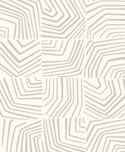 Linework Maze Fog by Seabrook Wallpaper