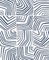 Linework Maze Imperial Blue SL80212 by Seabrook Designs Wallpaper