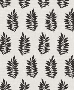 Pinnate Silhouette Onyx by Seabrook Wallpaper