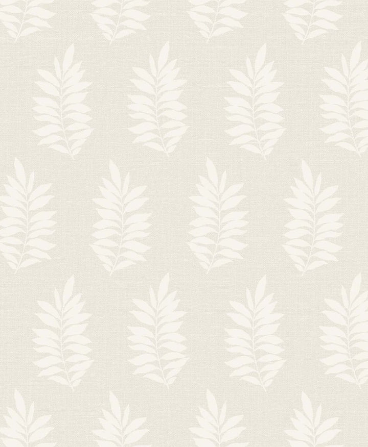 Pinnate Silhouette Almond by Seabrook Wallpaper The Simple Life Netherlands 57.5 12.6" 20.9" - Fabric Carolina -
