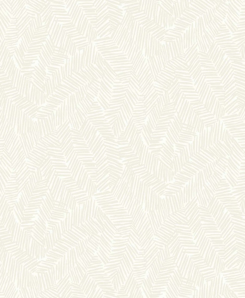 Lush Ivory by Seabrook Wallpaper The Simple Life Netherlands 57.5 12.6" 20.9" - Fabric Carolina -
