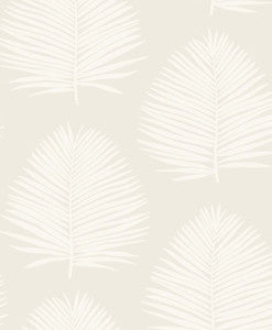 Island Palm Alabaster by Seabrook Wallpaper