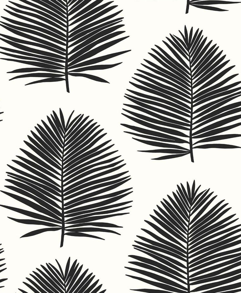 Island Palm Day And Night by Seabrook Wallpaper The Simple Life Netherlands 57.5 25.2" 20.9" - Fabric Carolina -