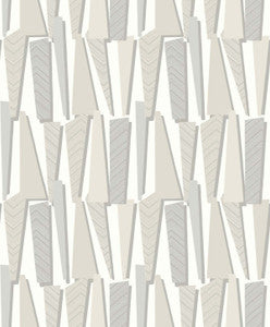 Geometric Shadows Linen by Seabrook Wallpaper