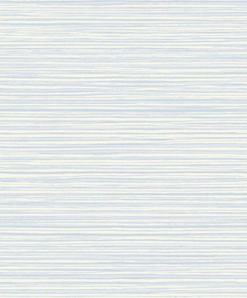 Calm Seas Blue Mist by Seabrook Wallpaper The Simple Life Netherlands 57.5 12.6" 20.9" - Fabric Carolina -