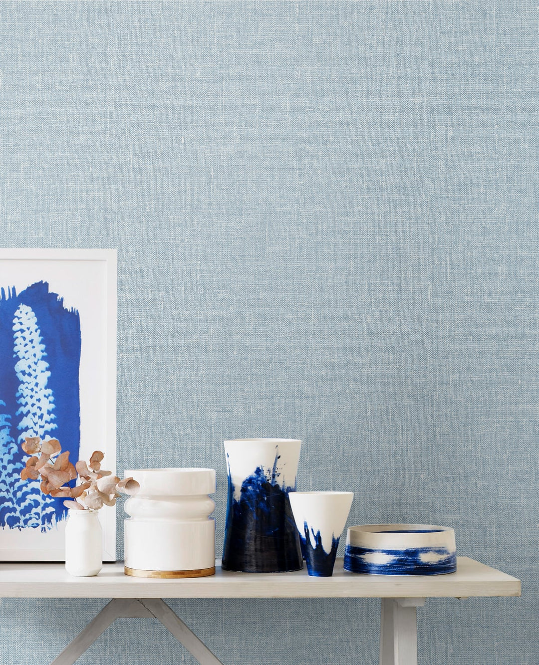 Soft Linen Midwinter SL81132 by Seabrook Designs Designer Wallpaper