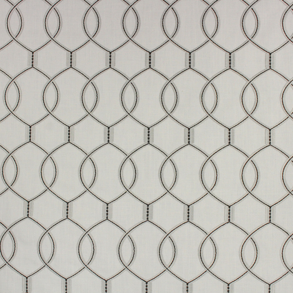 Slalom Platinum by Richloom Fabric See sample 70% POLYESTER, 30% LINEN BASE (100% POLY EMB) USA or Imported 12K </p><p>Repeat: V6.38" x H3.25" 56" - Fabric Carolina -