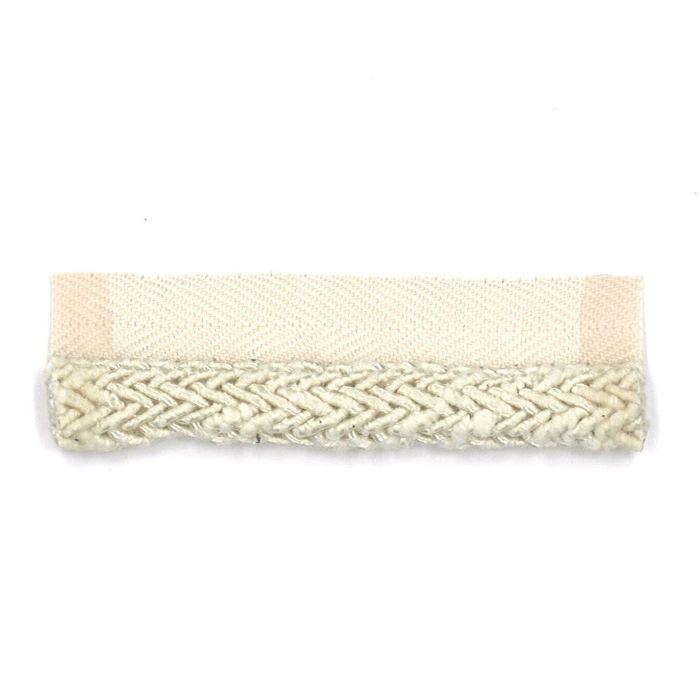 Slavingham 2 Bone by Stout Designer Trim TREND ALERT TRIM 79%COT 10%SVI 10%POL 1%NYL CHINA Horizontal: 0 and Vertical: 0 0.38 in - Swanky Fabrics -