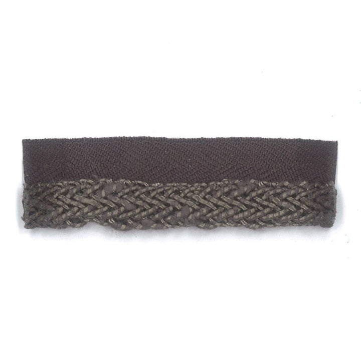 Slavingham 4 Charcoal by Stout Designer Trim TREND ALERT TRIM 79%COT 10%SVI 10%POL 1%NYL CHINA Horizontal: 0 and Vertical: 0 0.38 in - Swanky Fabrics -
