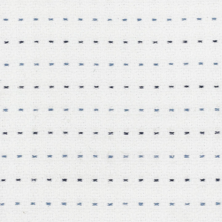 Slender 1 Blue/White by Stout Fabric Stout Fabric Slender 1 Blue/WhiteFabric COMFORTABLE LIVING HAZE/NAVY 60%COT 40%POL USA </p><p>Repeat: H: 1.500, V: 1.500 54 in - Fabric Carolina -