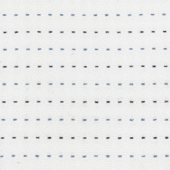 Slender 1 Blue/White by Stout Fabric COMFORTABLE LIVING HAZE/NAVY 60%COT 40%POL USA Horizontal: 1.500 and Vertical: 1.500 54 in - Fabric Carolina -
