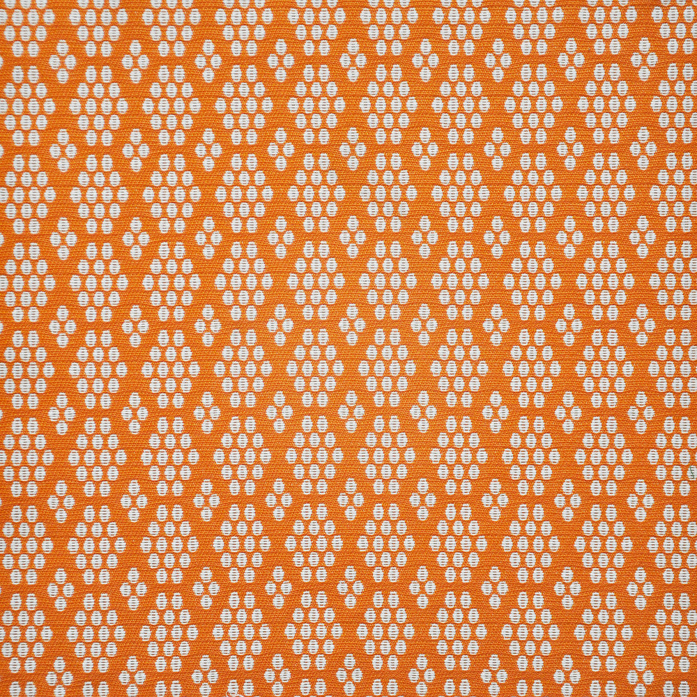 Shoal # 432 Carrot by Maxwell Fabric HOME & GARDEN-ACT V 100% BELLA-DURA POLYOLEFIN USA See sample </p><p>Repeat: Horizontal: 1.75" and Vertical: 2.1" 55" - Fabric Carolina -