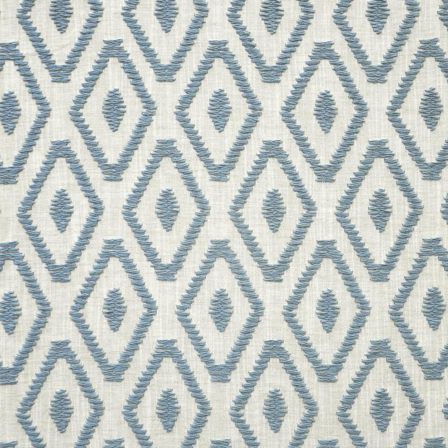 Solitaire # 327 Dresden by Maxwell Fabric Color Theory-Vol.V Sorbet 82% POLYESTER/11% COTTON 7% LINEN INDIA V-6.5"H-3.4" 54"EMB51.5 - Fabric Carolina -