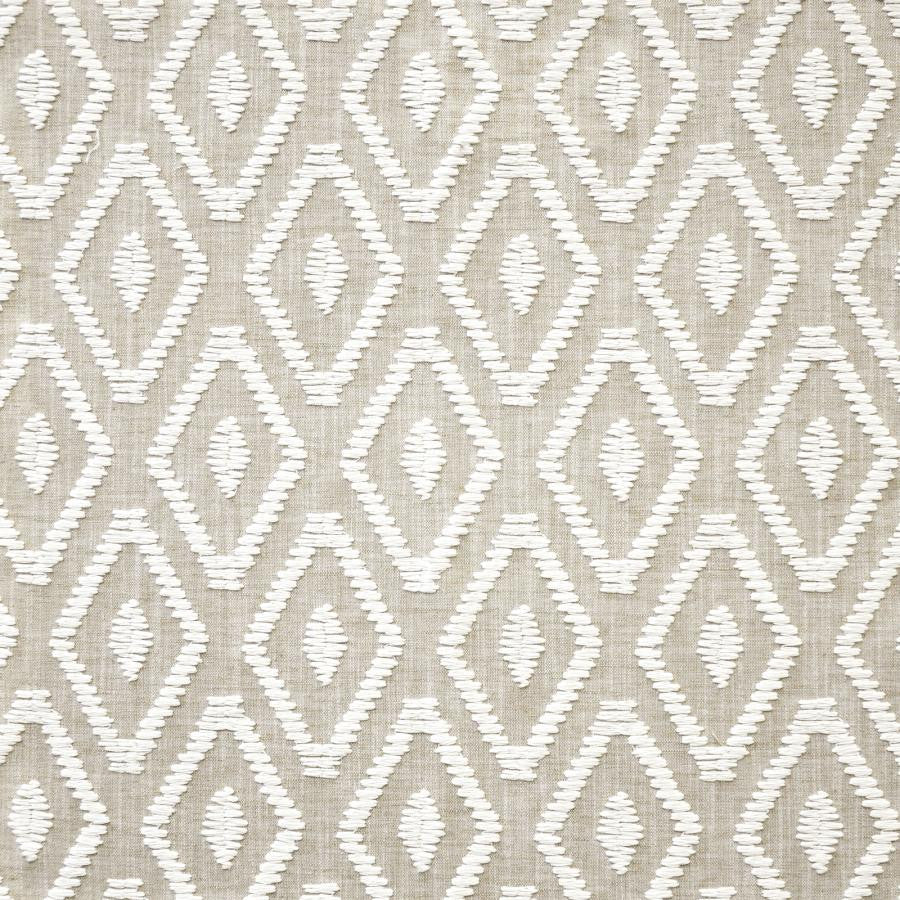 Solitaire # 715 Natural by Maxwell Fabric Color Theory-Vol.V Caffe Latte 82% POLYESTER/11% COTTON 7% LINEN INDIA V-6.5"H-3.4" 54"EMB51.5 - Fabric Carolina -