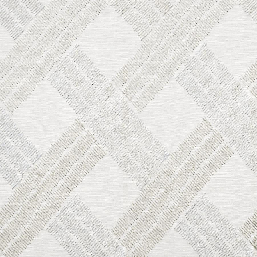 Sovereign # 713 Platinum by Maxwell Fabric Color Theory-Vol.V Caffe Latte 77% COTTON/23% RAYON INDIA V-7.5"H-6.5" 54"EMB.52" - Fabric Carolina -