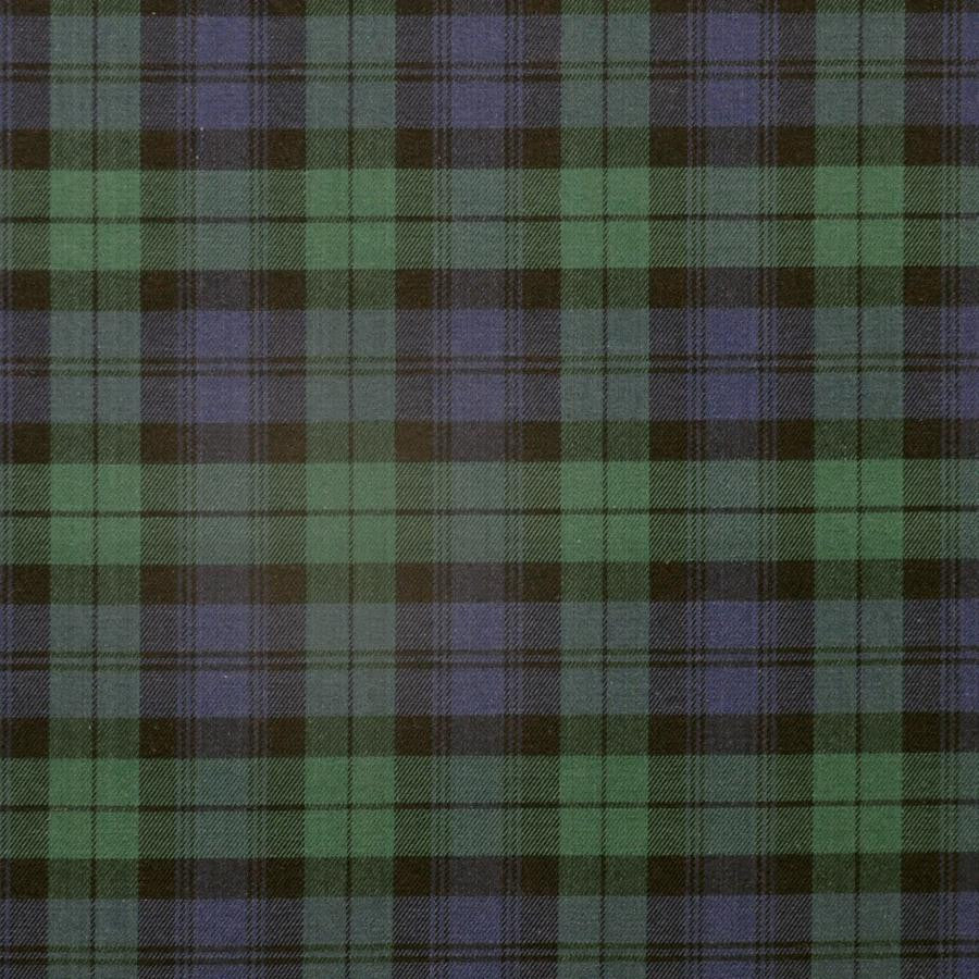 Strathspey # 410 Blackwatch by Maxwell Fabric Menswear-Plaids & Checks 100% COTTON INDIA V-4.5" H-4.5" 54" - Fabric Carolina -