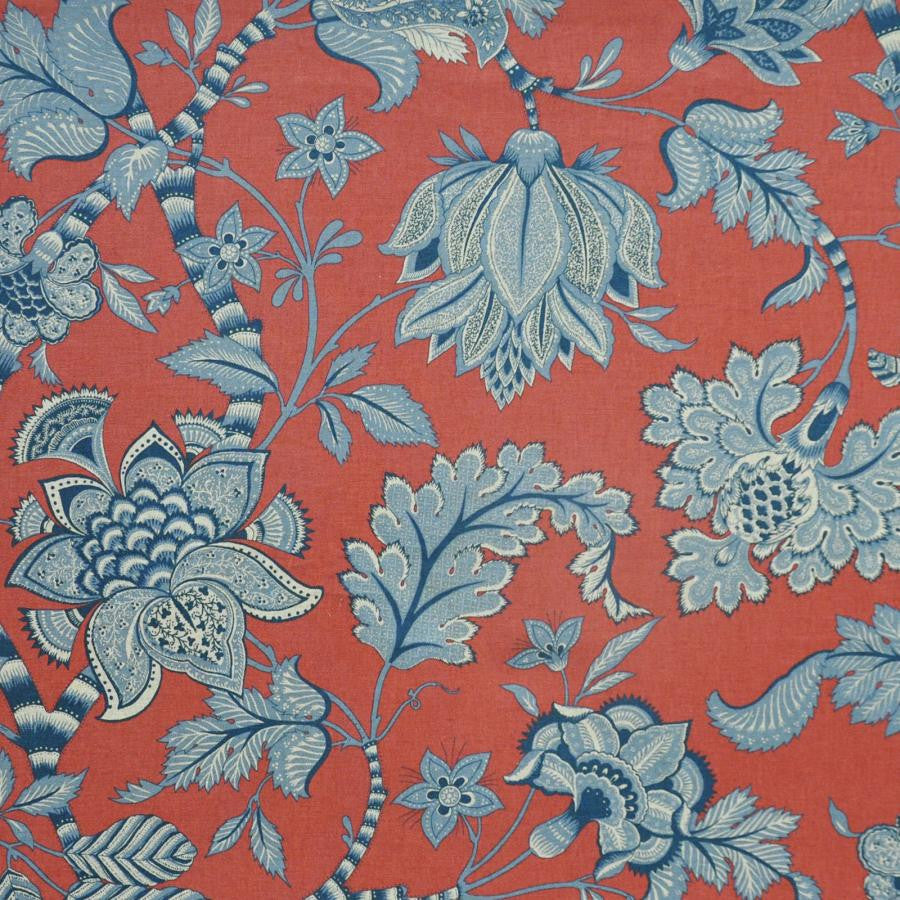 Shoka # 506 Pinkberry by Maxwell Designer Fabric Print Gallery 89% COTTON/11% RAYON USA V-36"H-27" HALF DROP 54" - Swanky Fabrics -