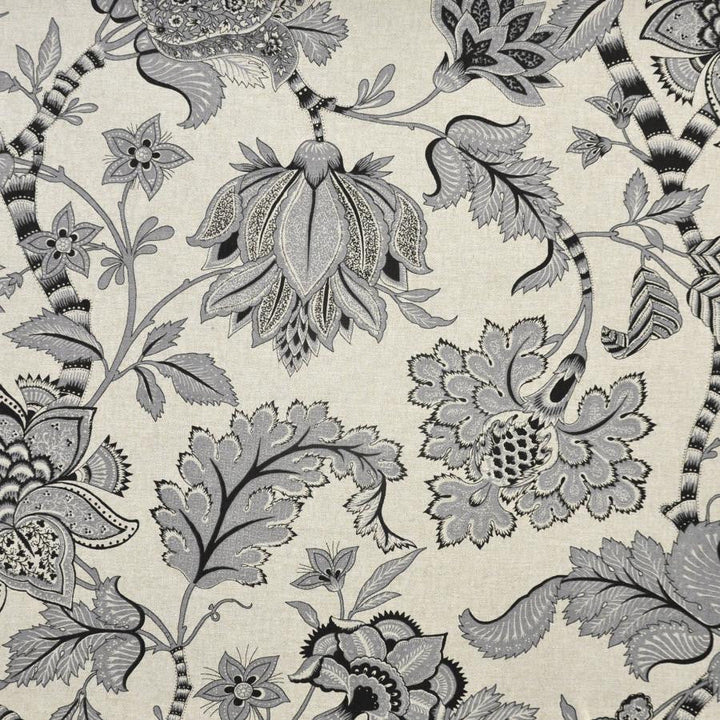 Shoka # 549 Iron by Maxwell Designer Fabric Print Gallery 89% COTTON/11% RAYON USA V-36"H-27" HALF DROP 54" - Swanky Fabrics -