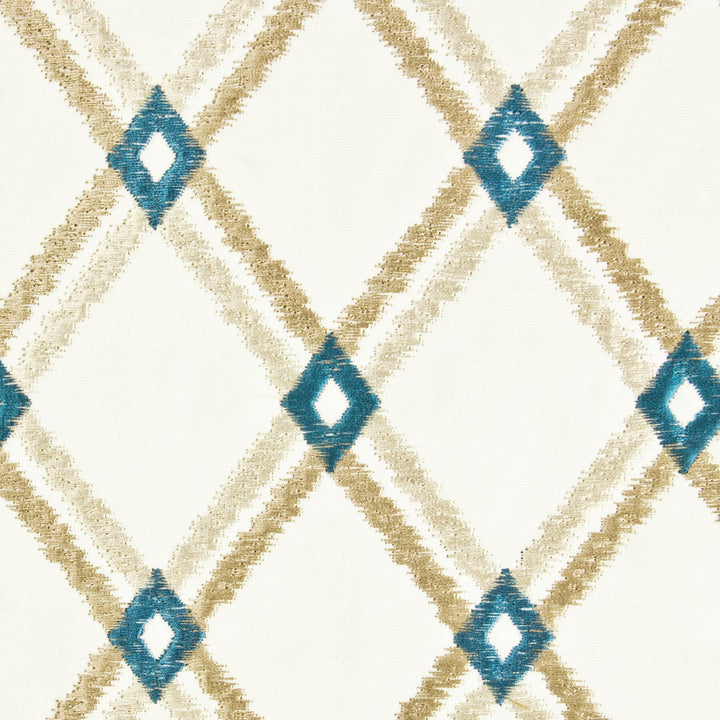Smooth 3 Cadet by Stout Fabric Rainbow Library Blueberry/Denim 100% Cotton Embroidery INDIA Horizontal: 3.125 and Vertical: 4.375 51 in - Fabric Carolina -