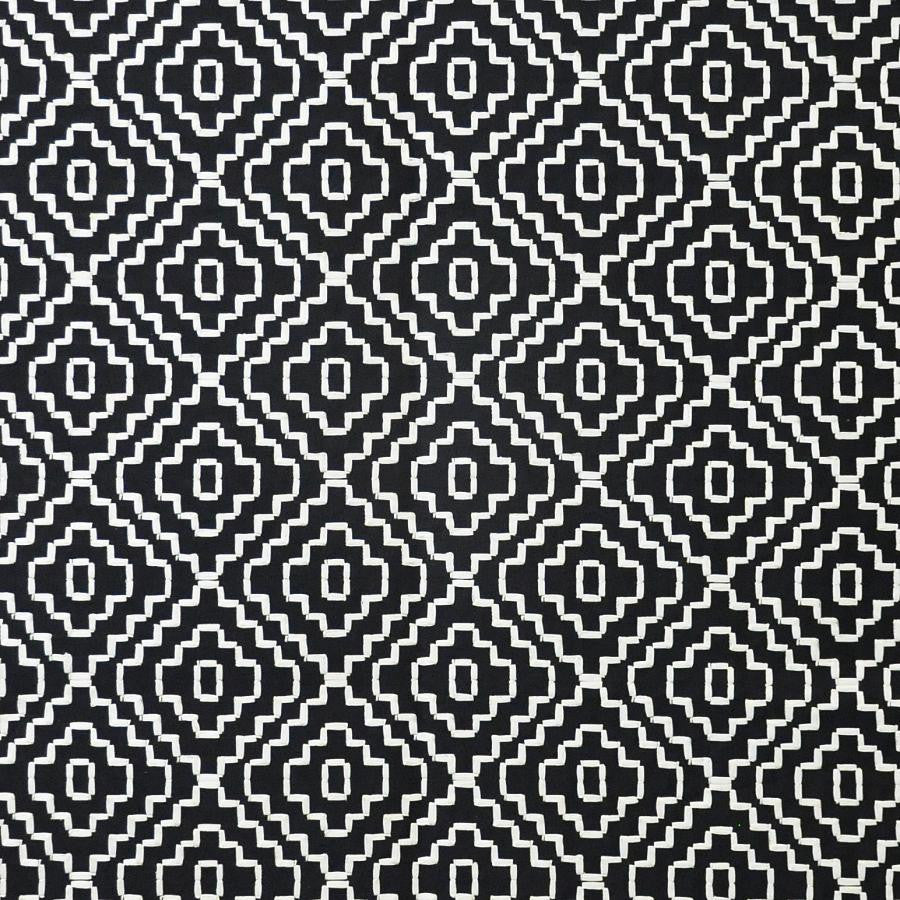 Step Cut # 631 Jet by Maxwell Fabric Color Theory-Vol.Vii Sandalwood 100% POLYESTER INDIA V-9.5" H- 5.6" 54" - Fabric Carolina -