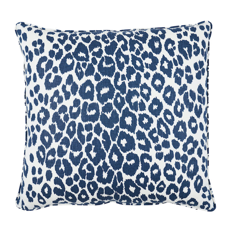 Iconic Leopard Pillow - Ink by Schumacher Pillow