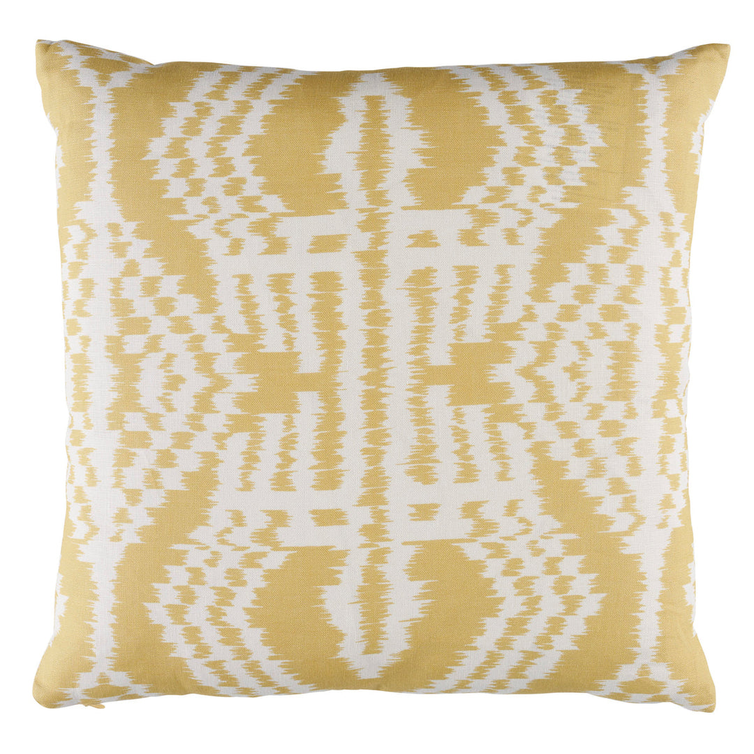 Asaka Ikat Pillow - Buttercup by Schumacher Pillow