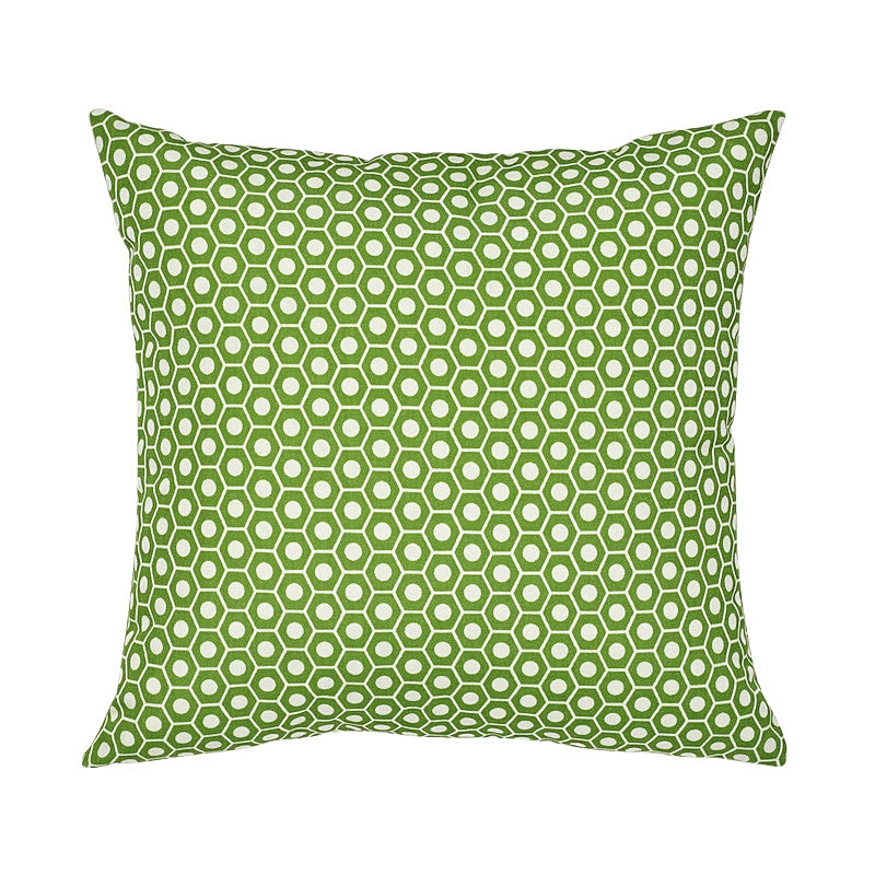 Queen B I/O Pillow - Green by Schumacher Pillow