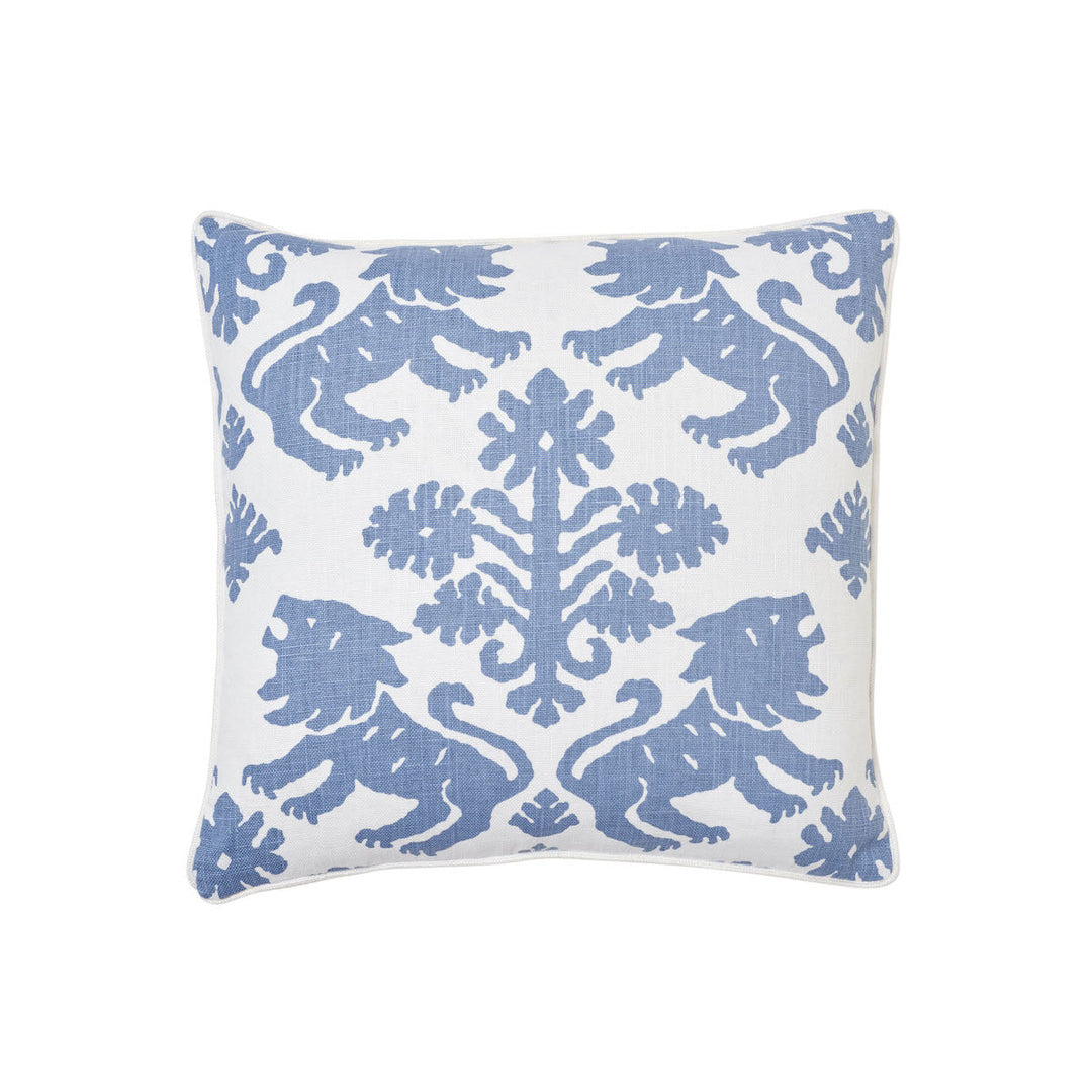 Regalia Pillow - Blue & White by Schumacher Pillow