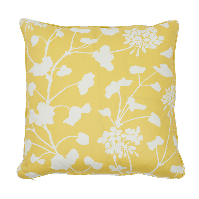 Pennick Chintz Pillow - Yellow by Schumacher Pillow