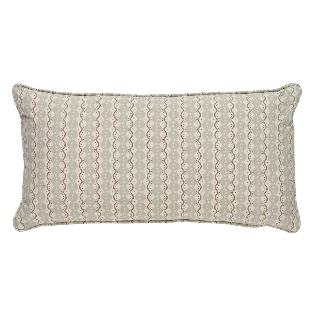 Centipede Stripe Pillow - Pumice by Schumacher Pillow