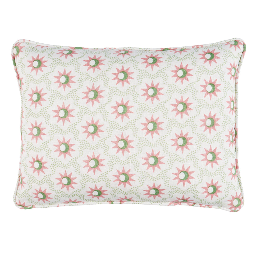 Lucie Pillow - Pink & Green by Schumacher Pillow