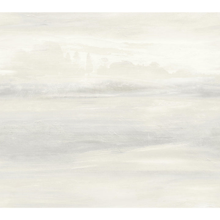 Soothing Mists Scenic White Wallpaper by Candice Olson Candice Olson Casual Elegance Covers about 60.8 square feet 27-in by 27-ft long roll Unpasted 24 - Fabric Carolina -