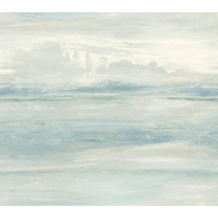 Soothing Mists Scenic Blue Wallpaper by Candice Olson Candice Olson Casual Elegance Covers about 60.8 square feet 27-in by 27-ft long roll Unpasted 24 - Fabric Carolina -