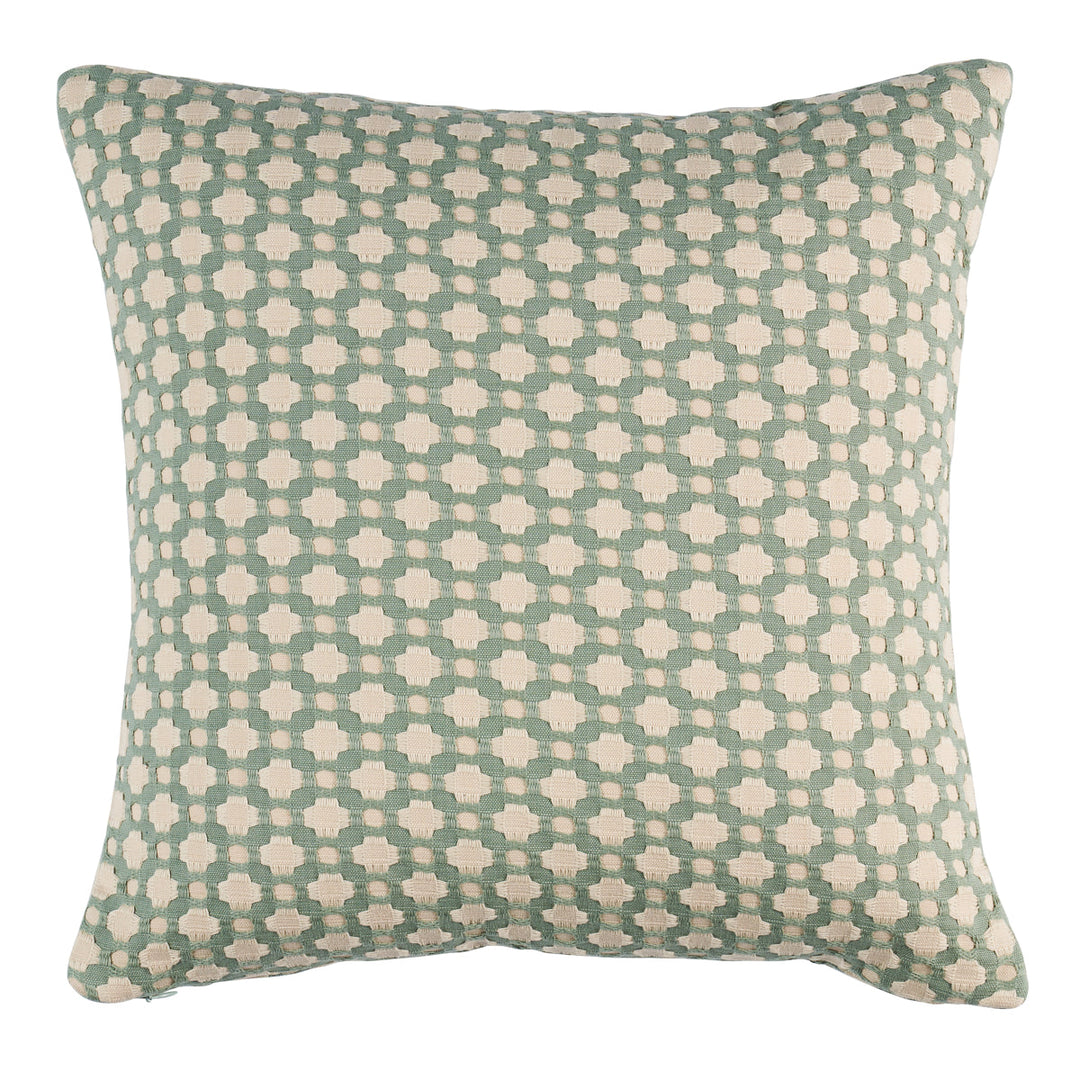 Betwixt Pillow - Water/Ivory by Schumacher Pillow