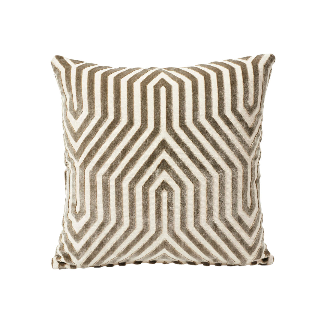 Vanderbilt Velvet Pillow - Dove by Schumacher Pillow