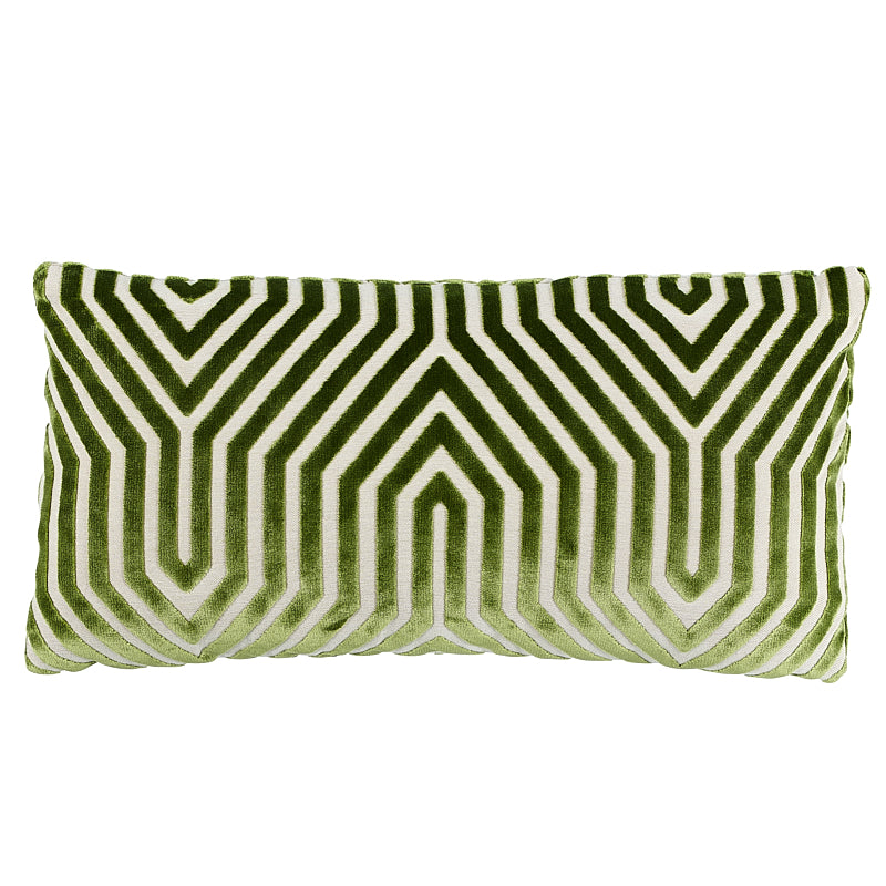 Vanderbilt Velvet Pillow - Lettuce by Schumacher Pillow