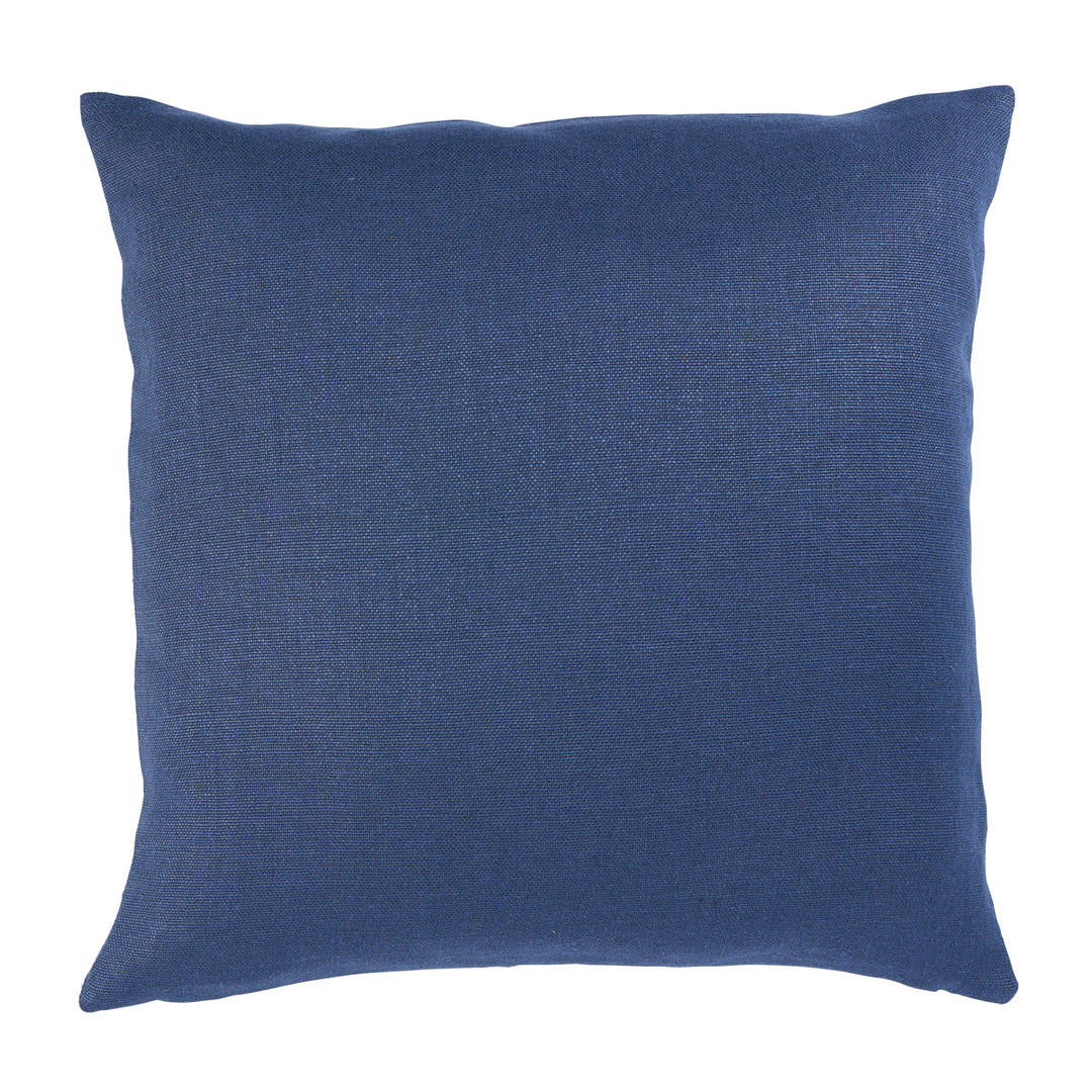 Piet Performance Linen Pillow - Indigo by Schumacher Pillow