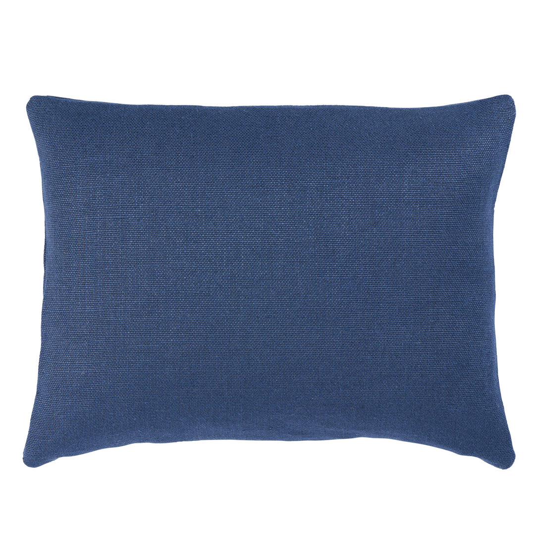 Piet Performance Linen Pillow - Indigo by Schumacher Pillow