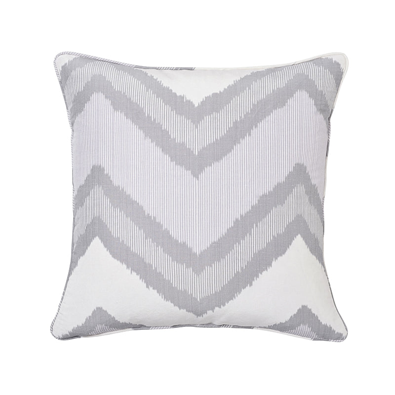 Chevron Ikat Pillow - Lilac by Schumacher Pillow