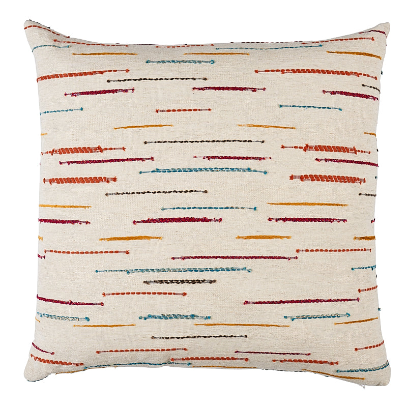 Leland Stripe Pillow - Multi by Schumacher Pillow