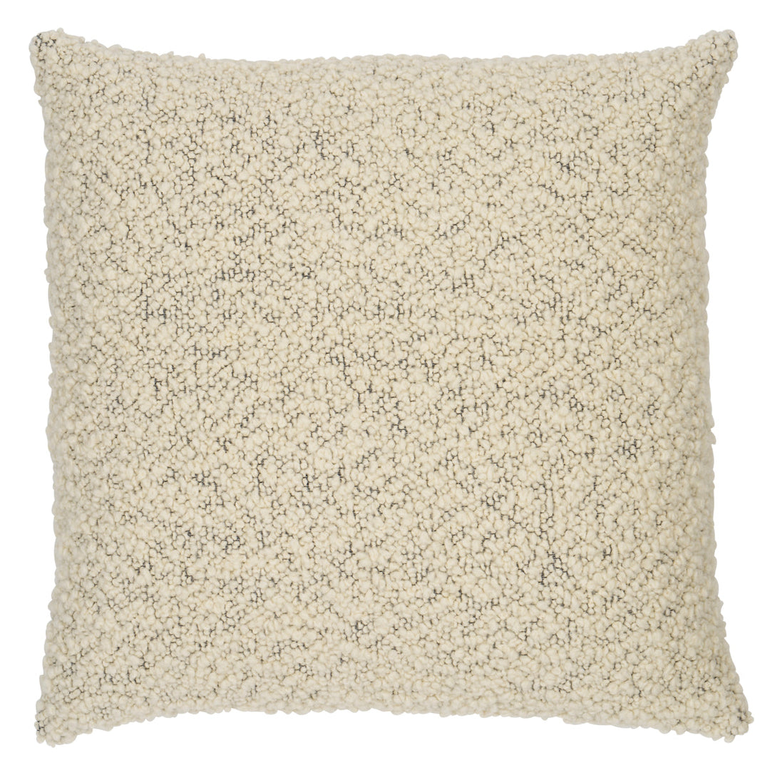 Margarete Pillow - Ivory On Charcoal by Schumacher Pillow