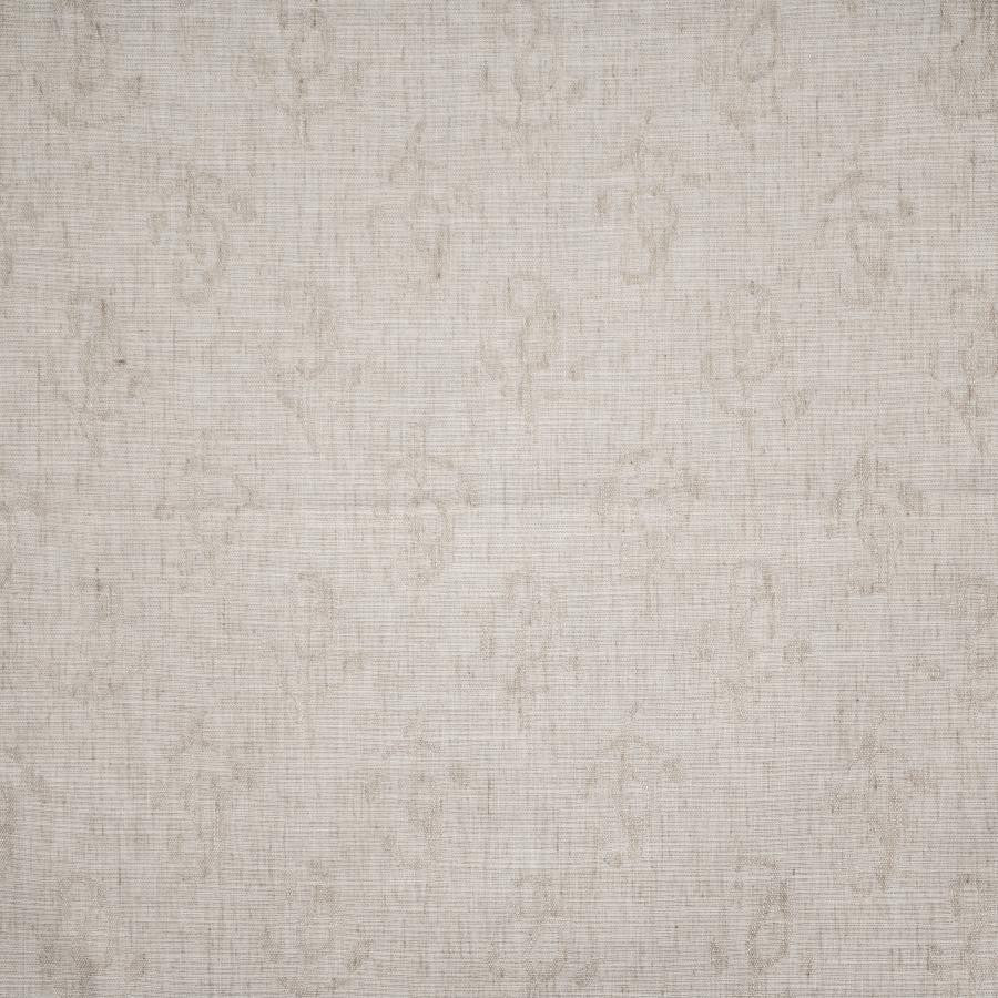 Shadow Flower # 417 Greige by Maxwell Designer Fabric Color Theory-Vol. Ix Birchbark 89% POLYESTER
6% VISCOSE
5% LINEN INDIA V-13.2" H-13.6" 54" - Swanky Fabrics -
