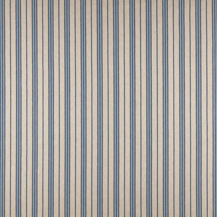 Swindon # 603 Blue Jeans by Maxwell Designer Fabric Stripes & Checks Iii 50% COTTON
50% POLYESTER INDIA H-3" 55" - Swanky Fabrics -