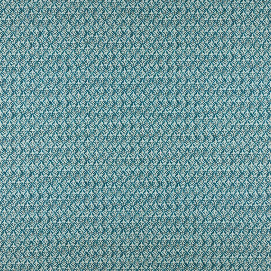Stratton # 572 Peacock by Maxwell Fabric Print Gallery Iii 85% COTTON
15% LINEN SPAIN V-3.3" H-1.4" 55" - Fabric Carolina -