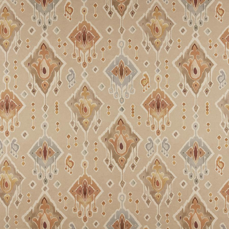 Sumba # 516 Terracotta by Maxwell Fabric Print Gallery Iii 85% COTTON
15% LINEN SPAIN V-27.4" H-27" 55" - Fabric Carolina -
