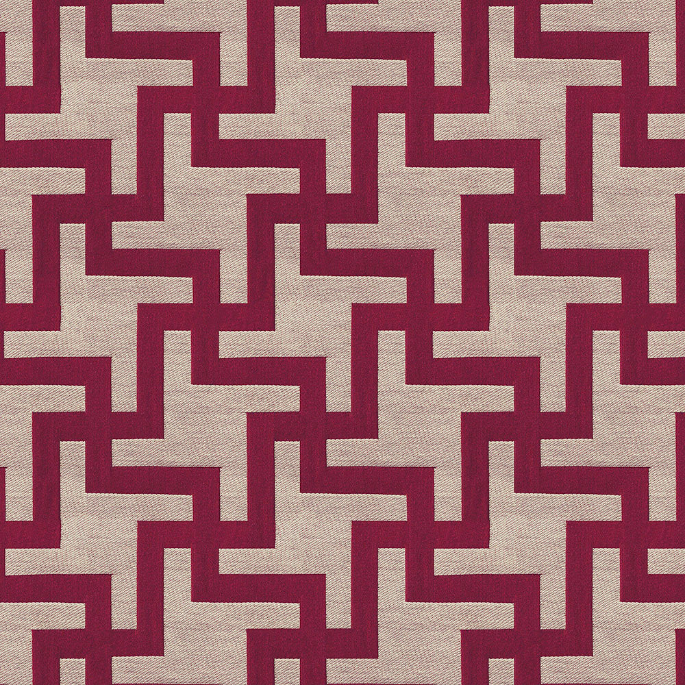 Martin 17 Berry by ABBEYSHEA Fabric 100% Polyester China 65,000 Double Rubs (Wyzenbeek) </p><p>Repeat: Horizontal: 7.0" (18.0 cm) Up the Roll and Vertical: 3.5" (9.0 cm) Across the Roll 57" (144 cm) - Fabric Carolina -